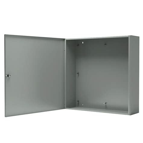 Enclosure: 30 x 30 x 8in, wall mount, carbon steel 